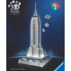 3D-Puzzle LED mit 216 Teilen – Empire State