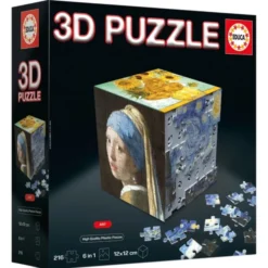 3D-Puzzlewürfel - Kunst