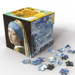 3D-Puzzlewürfel - Kunst
