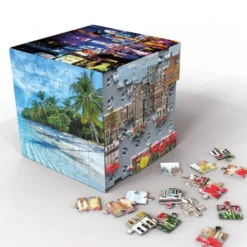 3D-Puzzlewürfel - Reisen