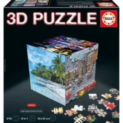 3D-Puzzlewürfel - Reisen
