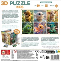 3D-Puzzlewürfel - Tierbabys