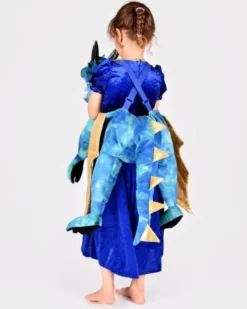 Drache zum Reiten, hellblau