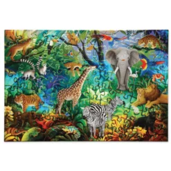 Dschungelparadies - Puzzle m. 100 Teilen