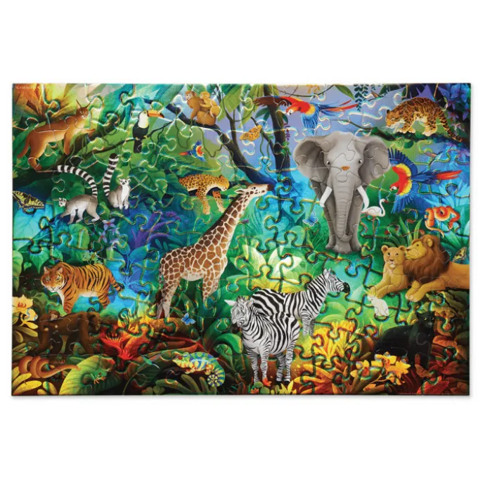 Dschungelparadies - Puzzle m. 100 Teilen