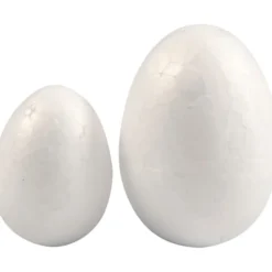 Eier aus Styropor - 6 Stk klein, 4 Stk groß