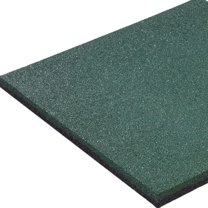 Fallschutzmatte - grün, 50 x 50 cm, 25 mm dick