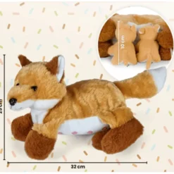 Familienkuscheltier – Fuchs mit Jungen