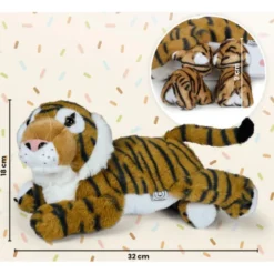 Familienkuscheltier – Tigerin mit Jungen