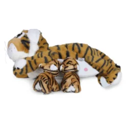 Familienkuscheltier – Tigerin mit Jungen