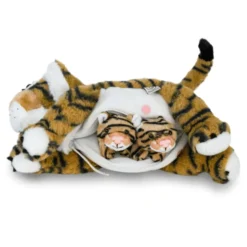 Familienkuscheltier – Tigerin mit Jungen