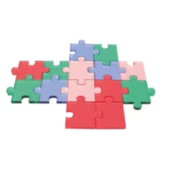 Farbiges Acryl-Puzzle, 56 Teile