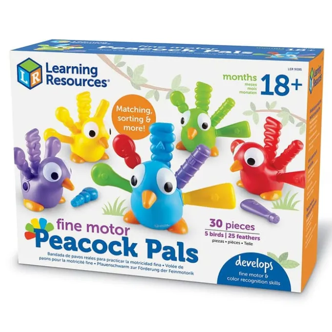 Feinmotorik Pfaue, 30 Stk.