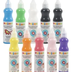 Fenstermalfarben, 10er-Set mit je 75 ml