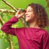 Fernglas mit Schlüsselanhänger