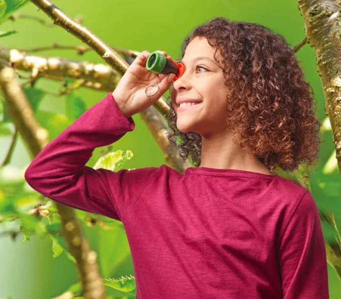 Fernglas mit Schlüsselanhänger