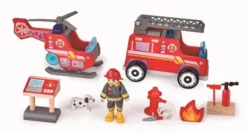 Feuerwache aus Holz - 13 Teile