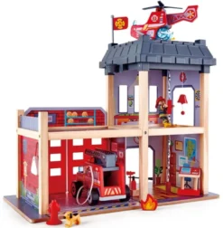Feuerwache aus Holz - 13 Teile
