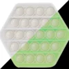 Fidget Pop It - Sechseckig/Glow in the Dark, 1 Stk