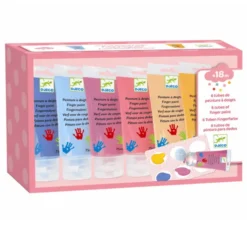 Fingerfarben – Pastell, 6 x 75 ml