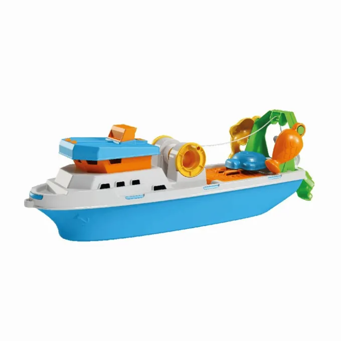 Fischerboot 40 cm (zufällige Farbe)