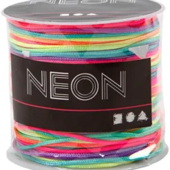 Flechtschnur aus Nylon - neon, 28 m