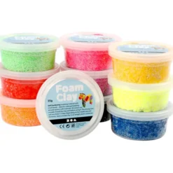 Foam Clay - Grundfarben, 10 x 35 g