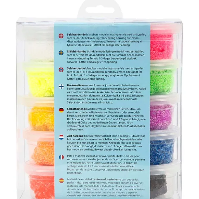 Foam Clay - Grundfarben, 10 x 35 g