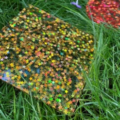 Formen - bunt mit Glitzer, 21 Stk