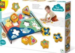 Formsortierpuzzle mit Farben