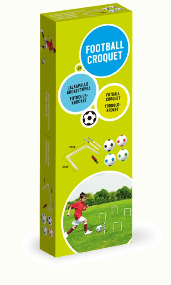 Fussball Krocket - Gartenspiel