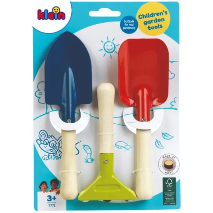 Gartengeräte-Set, 3-teilig