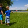 Gartenspiel - Boule aus Kunststoff
