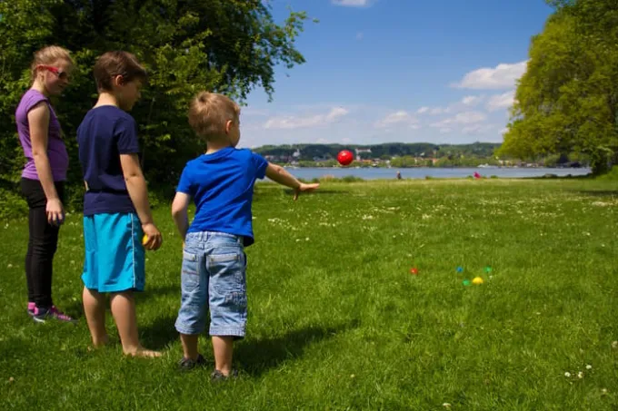 Gartenspiel - Boule aus Kunststoff