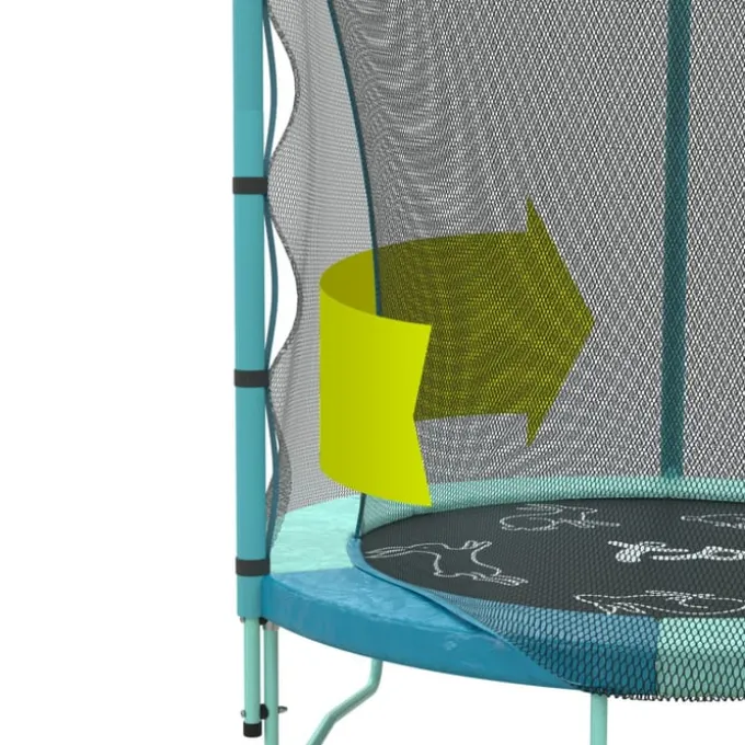 Gartentrampolin inkl. Netz - Ø139 cm