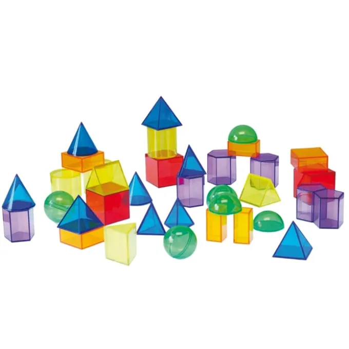 Geometrische Formen, transparent - 36 Stk.