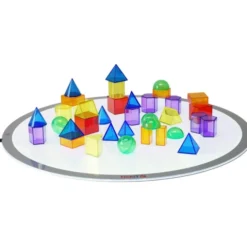 Geometrische Formen, transparent - 36 Stk.