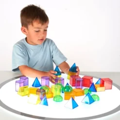 Geometrische Formen, transparent - 36 Stk.