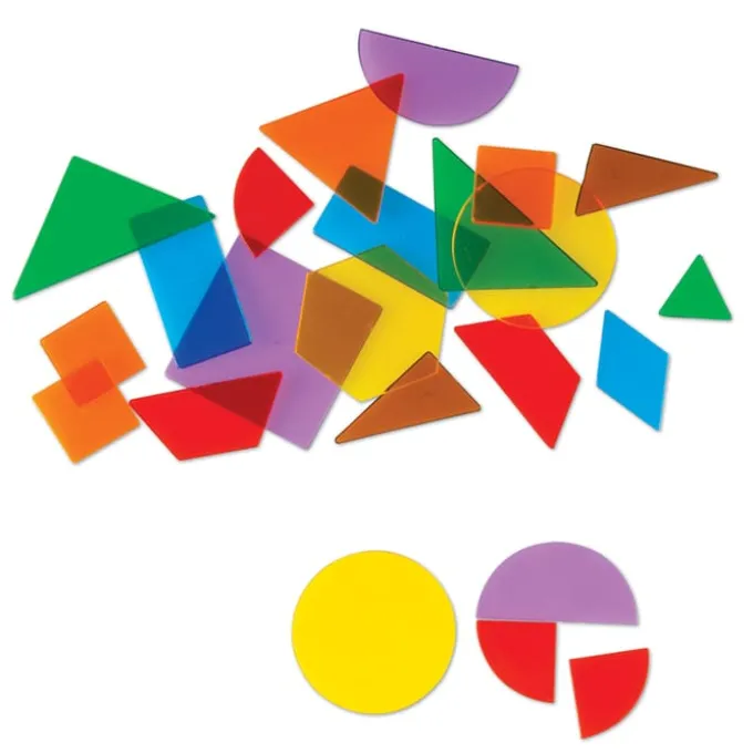 Geometrische Formen - transparent, 408 Stk.