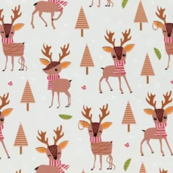 Geschenkpapier 50 cm x 5 m - Rentiere