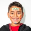 Gesichtsschminke Schablone - Drache