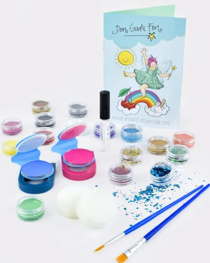 Gesichtsschminke – Set mit 23 Teilen