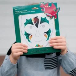 Gesichts-Sticker - Drache