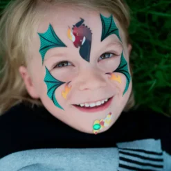 Gesichts-Sticker - Drache