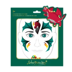 Gesichts-Sticker - Drache