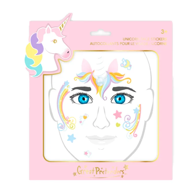 Gesichts-Sticker - Einhorn