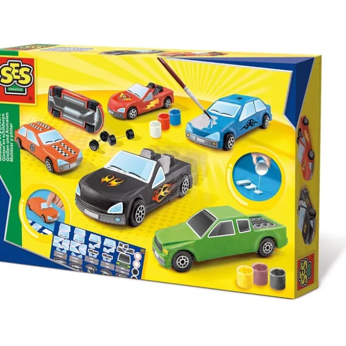 Gießen und Anmalen - Autos