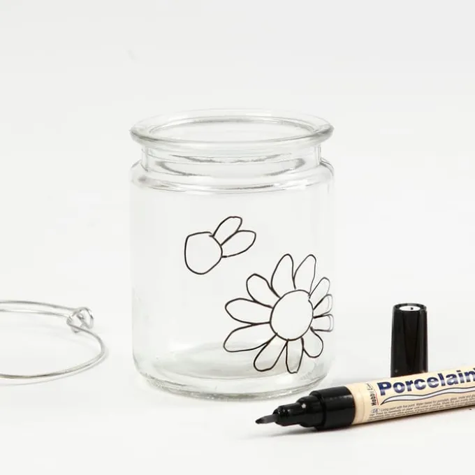 Glas- & Porzellanstift - halbdeckend, Kontur