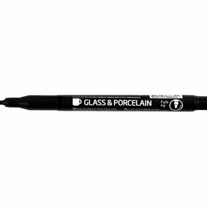 Glas- & Porzellanstift - halbdeckend, Kontur