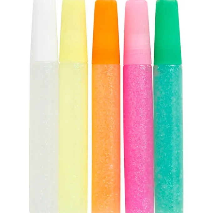 Glitzerleim - pastell, 5 Stk.